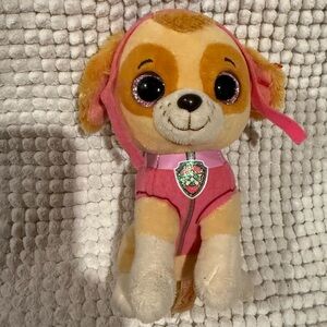 Ty Skye Plush Toy - Pink and Tan